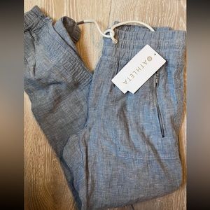 Athleta Cabo Linen Joggers size 0